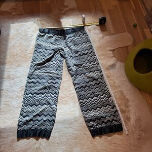 Missoni for Target Black & White Zigzag Wide-Leg Pants